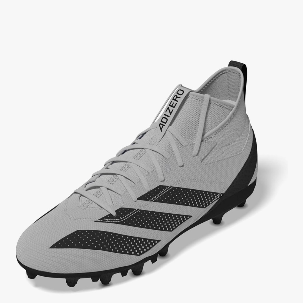 Adidas Adizero Gray and Black Cleats